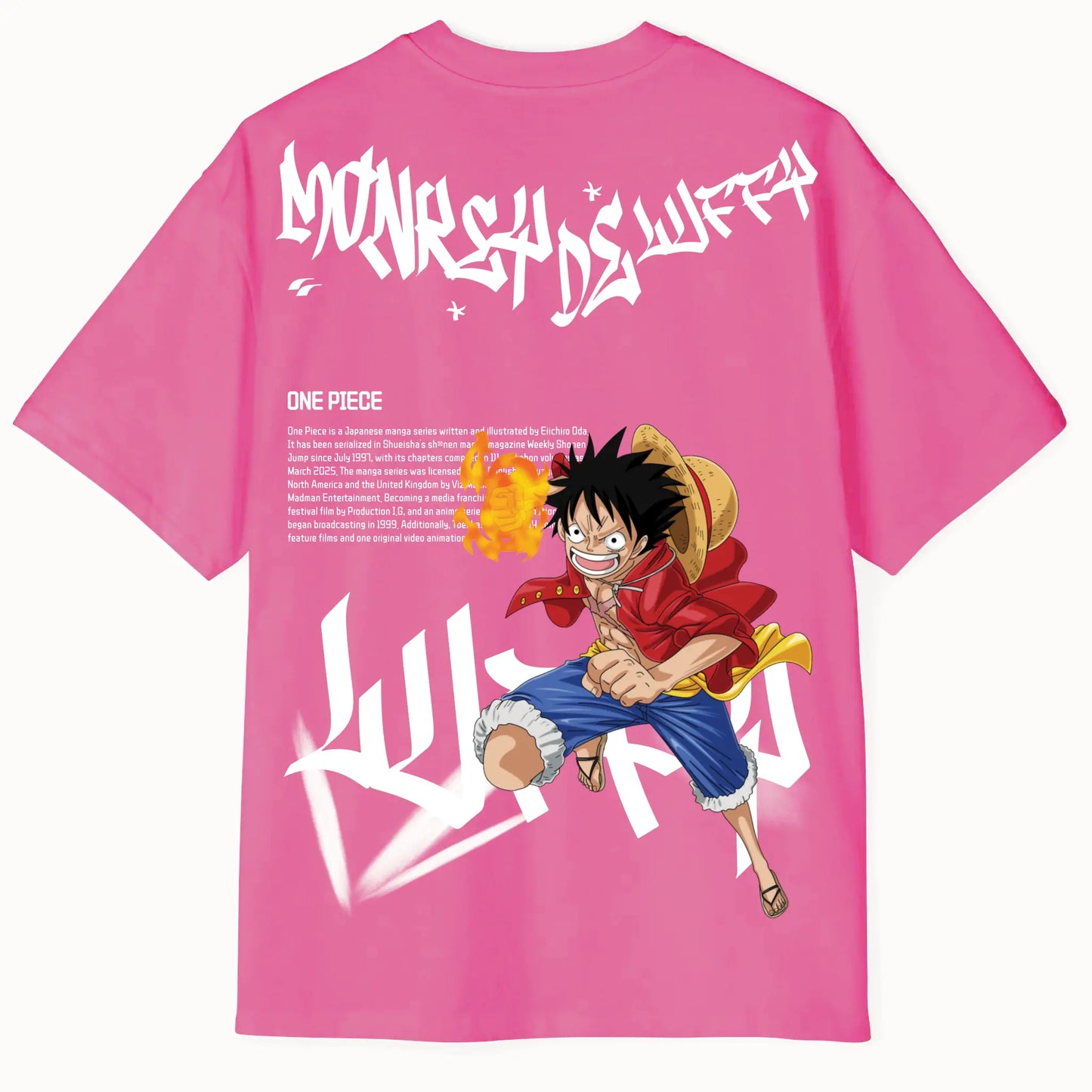 Luffy Streetwear Oversized Tee