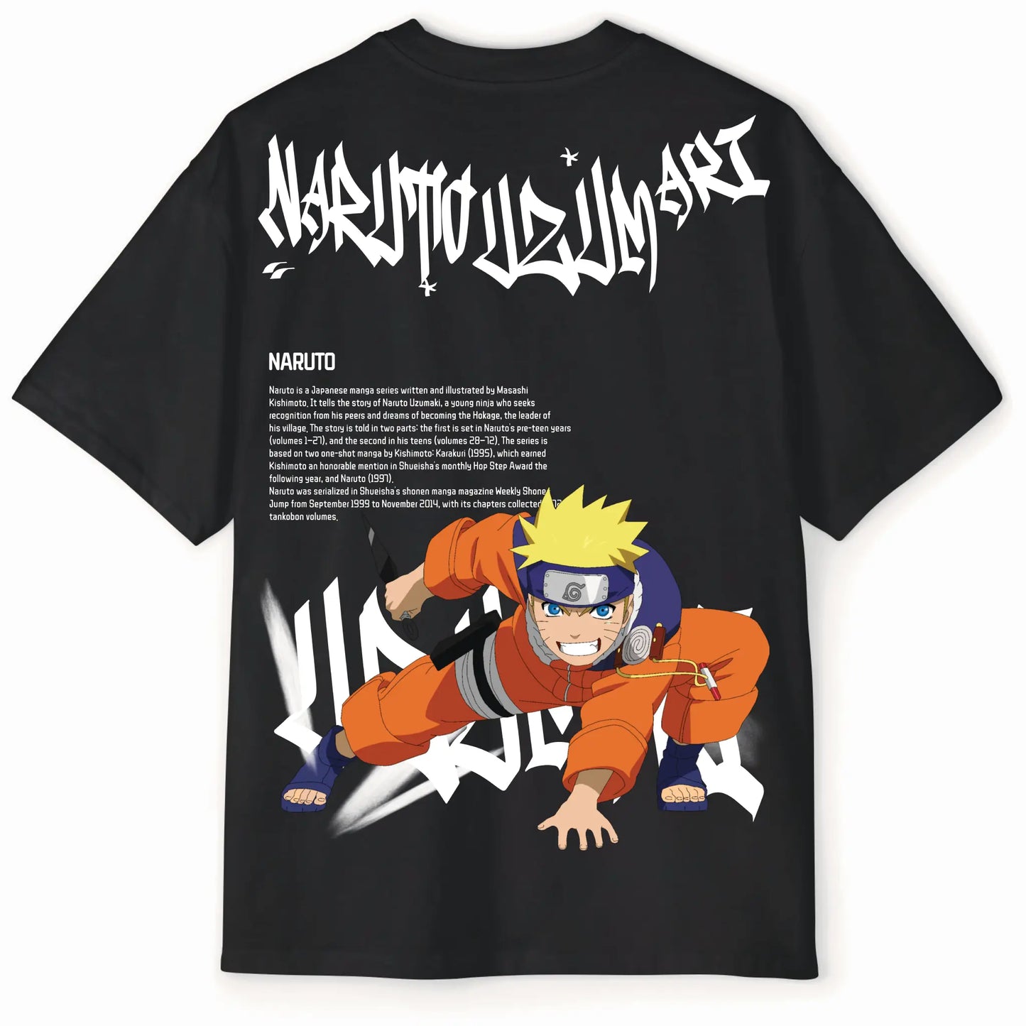 Naruto Uzumaki Streetwear Oversized Tee