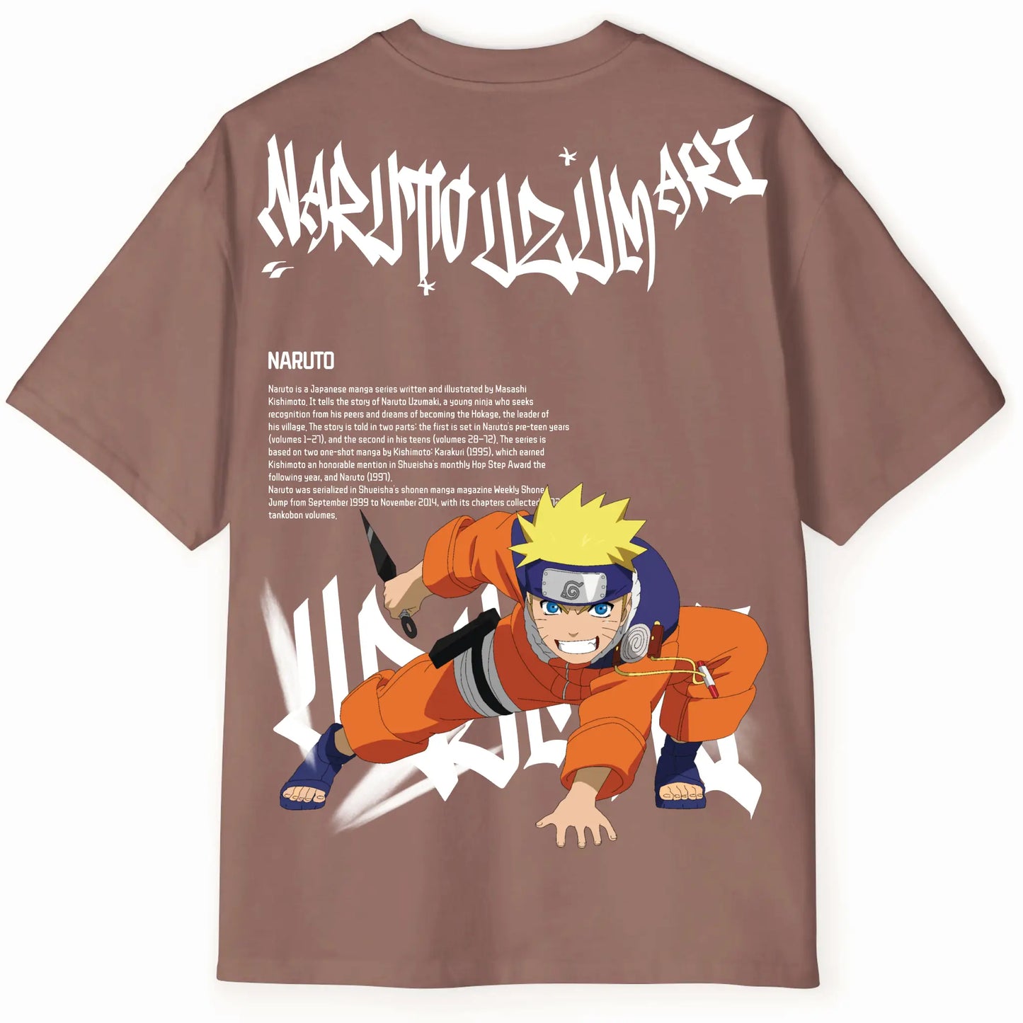 Naruto Uzumaki Streetwear Oversized Tee