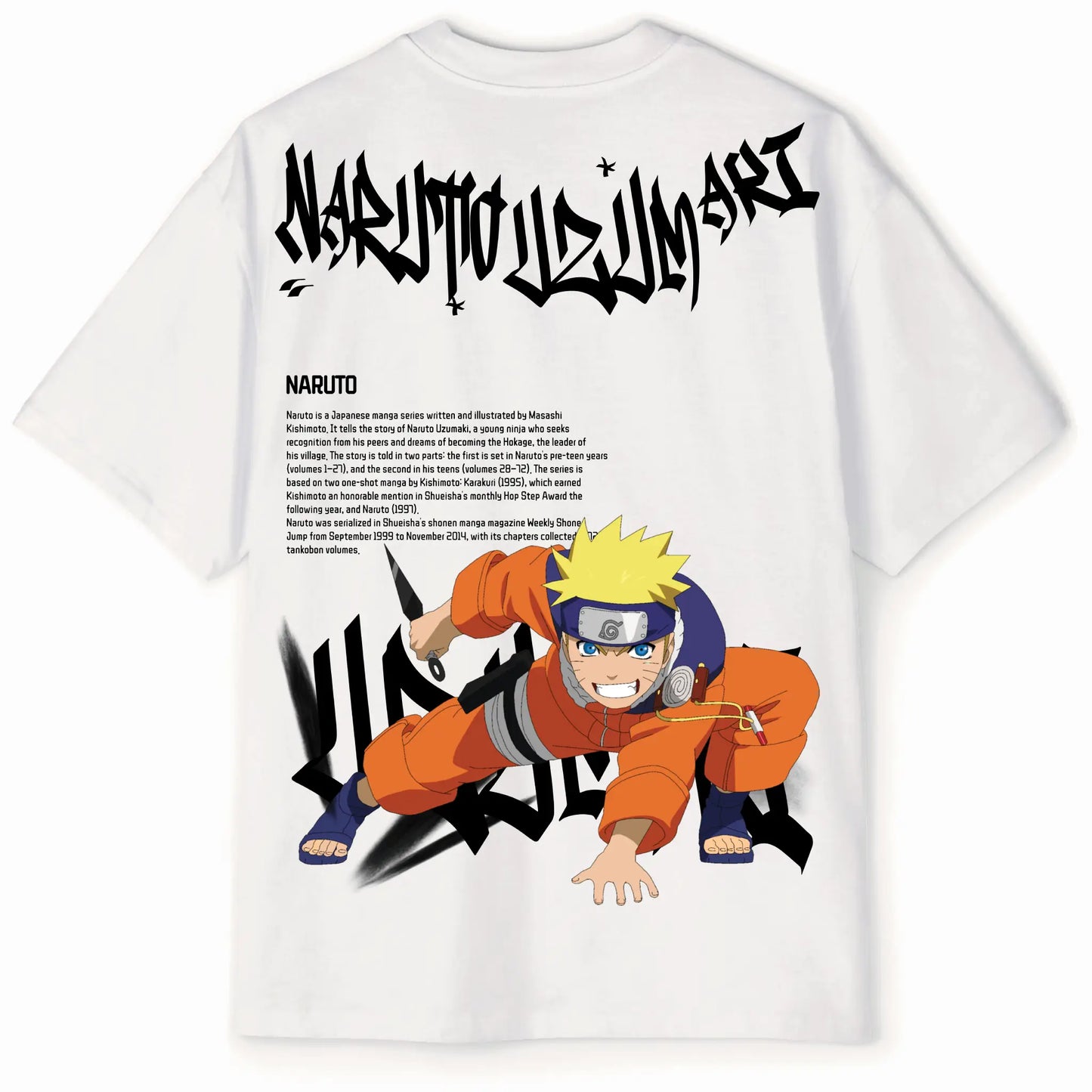 Naruto Uzumaki Streetwear Oversized Tee