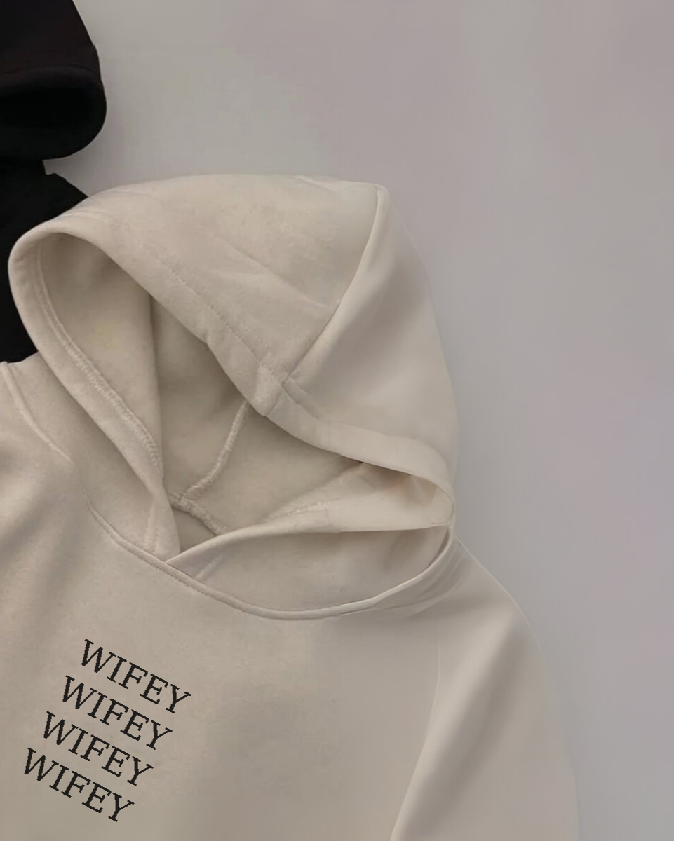 "WIFEY" Couple Matching Valentine's Hoodie