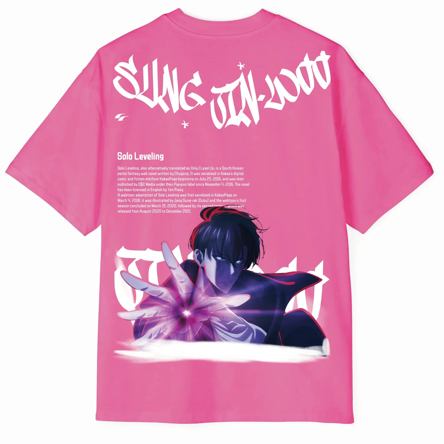 Sung Jin Woo Streetwear Oversized Tee
