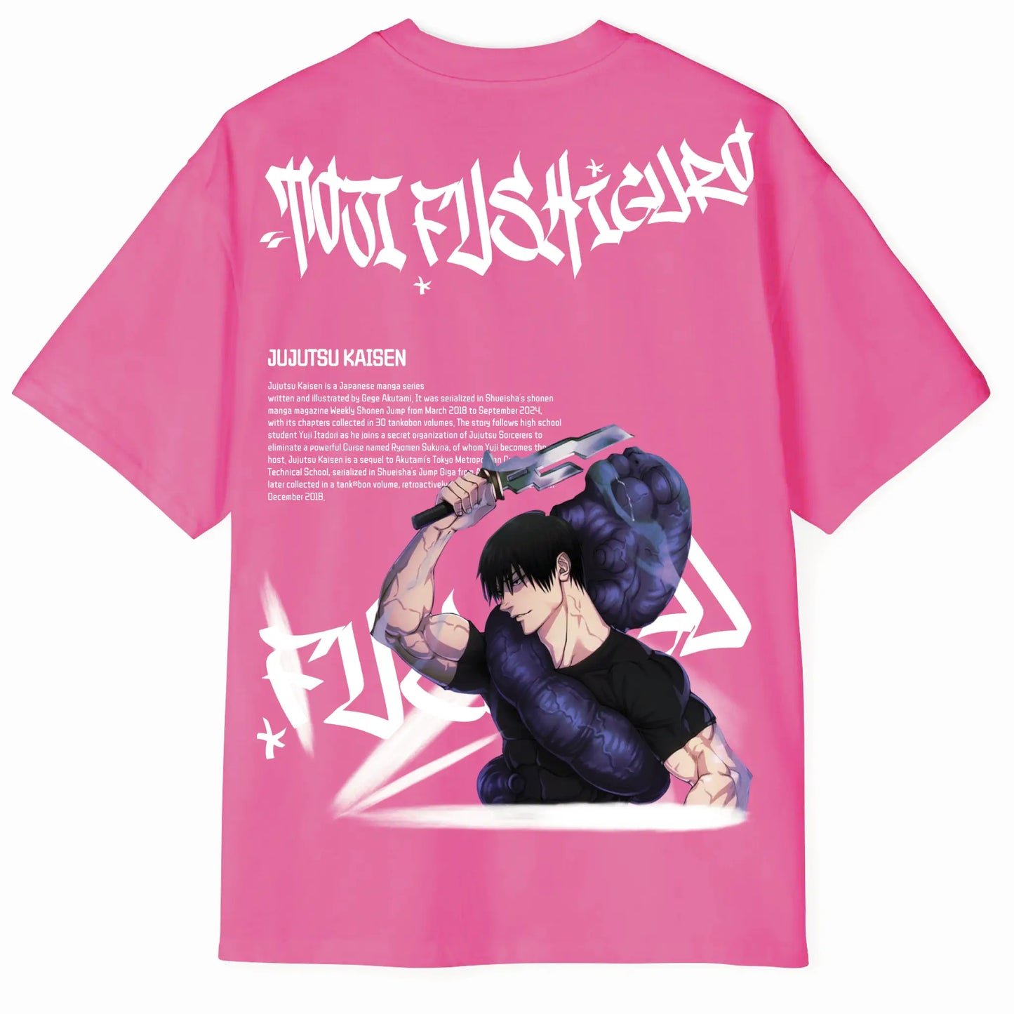 Toji Fushiguro Streetwear Oversized Tee