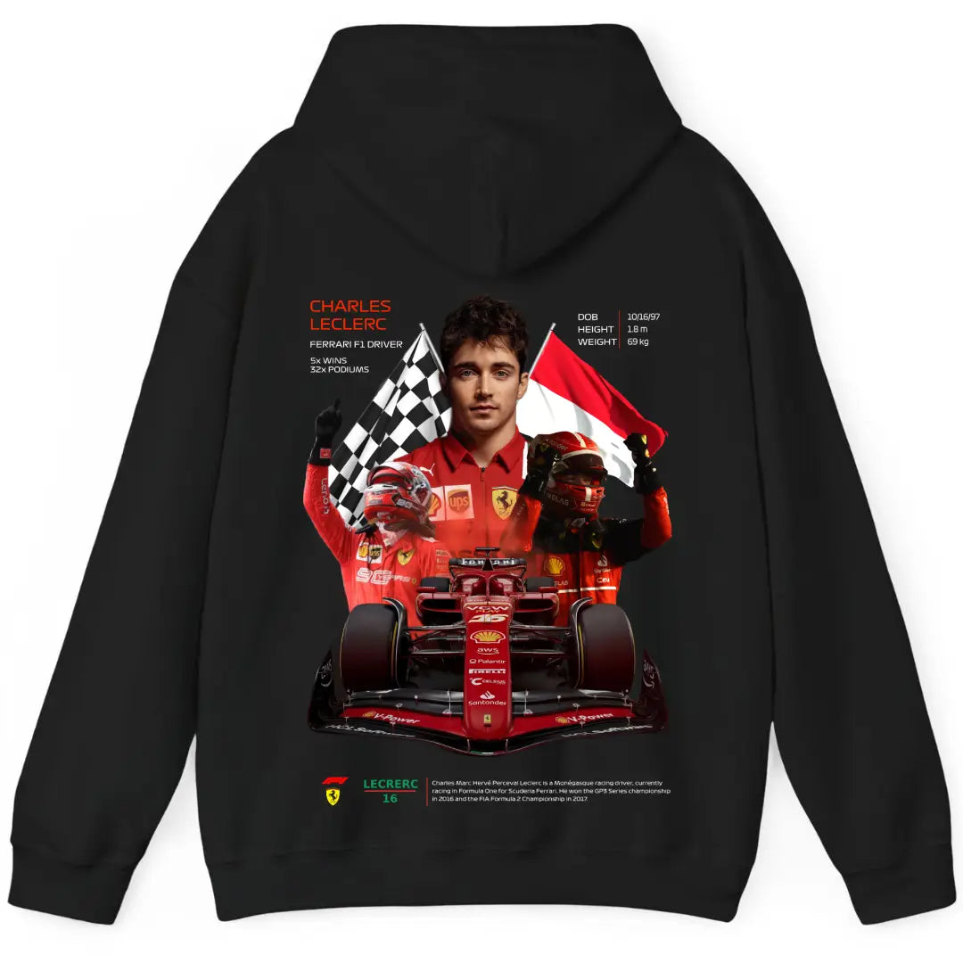 Ferrari F1 Charles LECLERC 16 Hoodie