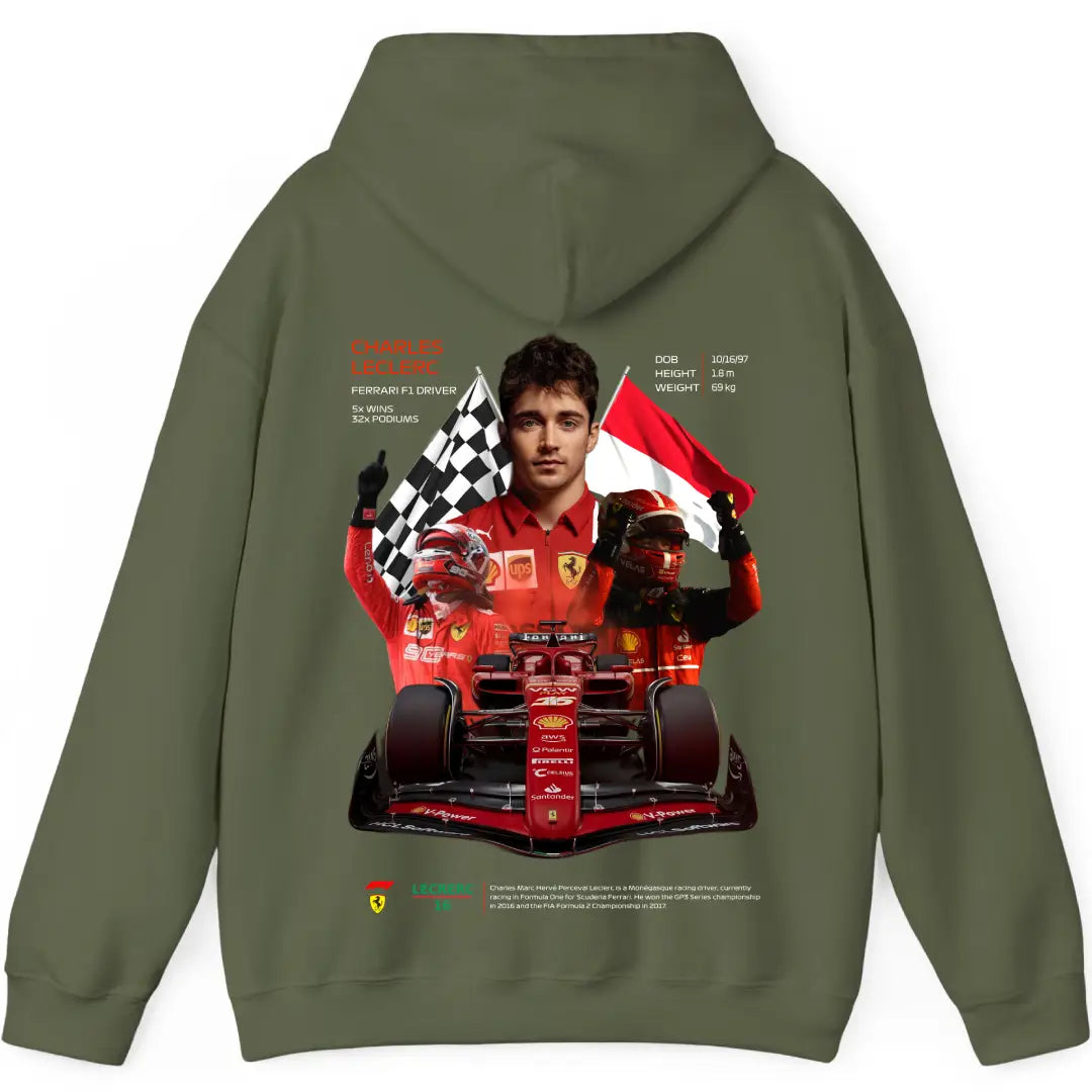 Ferrari F1 Charles LECLERC 16 Hoodie