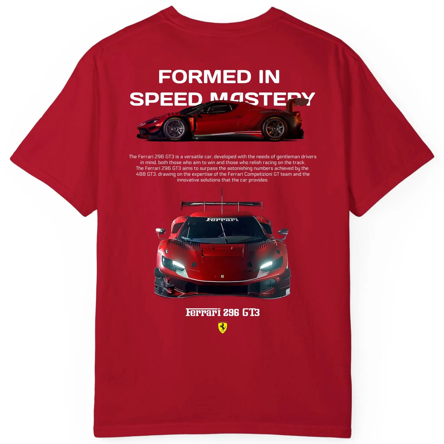 Ferrari 296 GTS Regular Fit Tee