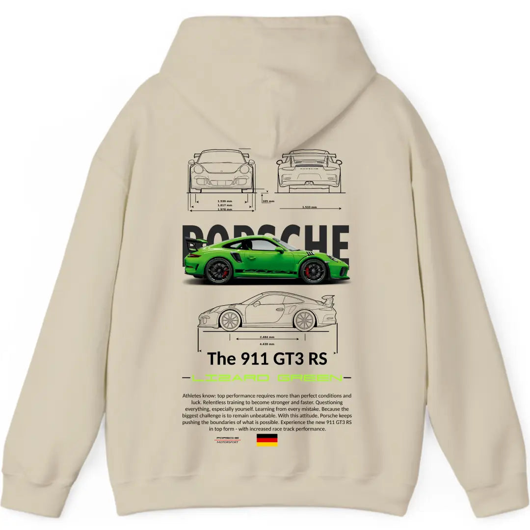 Porsche Green 911 GT3 RS Hoodie