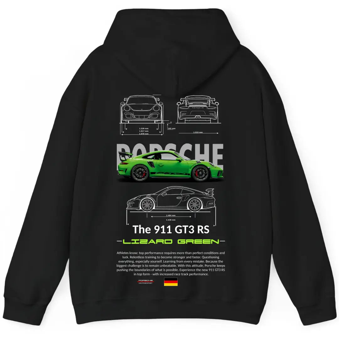 Porsche Green 911 GT3 RS Hoodie