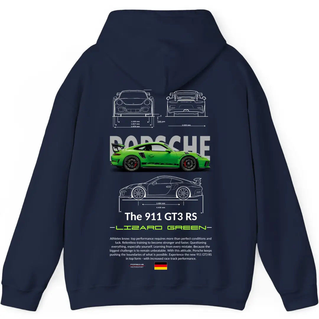 Porsche Green 911 GT3 RS Hoodie