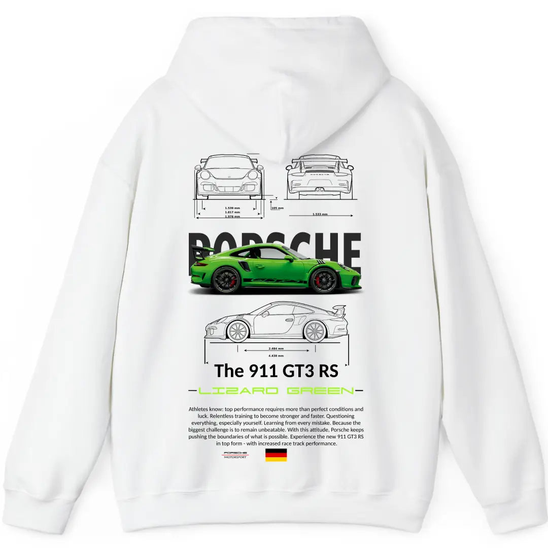 Porsche Green 911 GT3 RS Hoodie