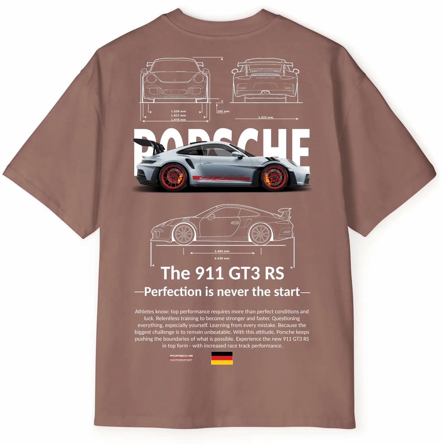 Porsche 911 GT3 RS Oversized Tee