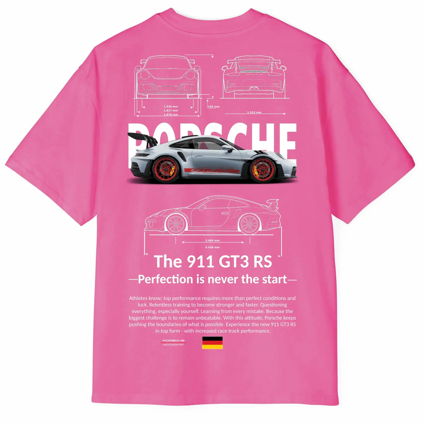 Porsche 911 GT3 RS Oversized Tee