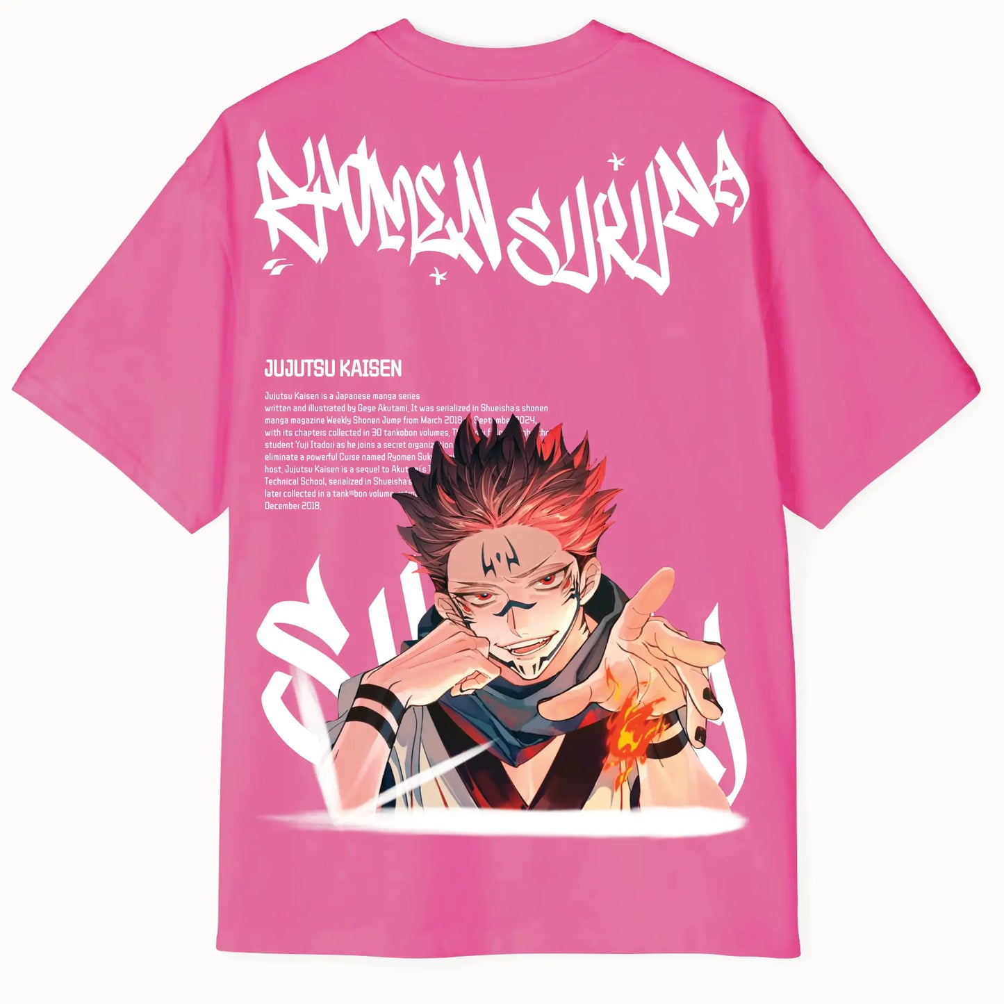 Sukuna Streetwear Oversized Tee