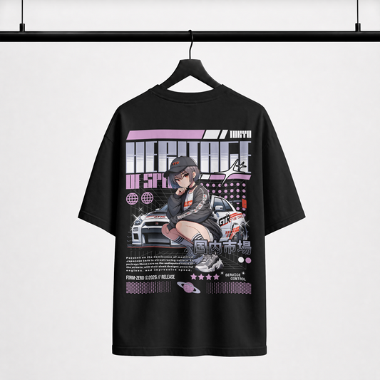 Heritage of Speed-GTR Oversized Tee