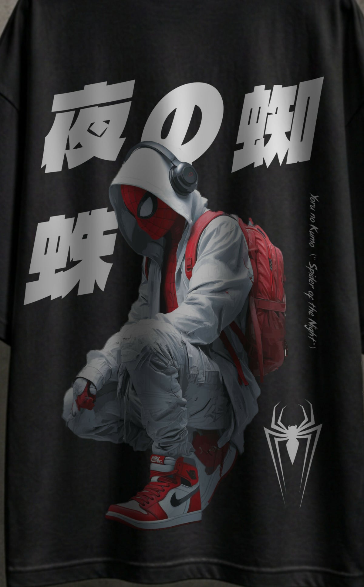 Yoru no Kumo - Spider of the Night - OVERSIZED TEE