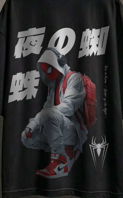 Yoru no Kumo - Spider of the Night - OVERSIZED TEE