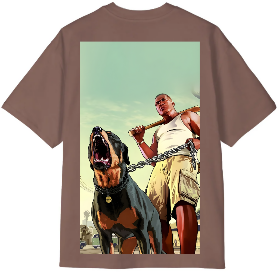 Grand Theft Auto Back Printed