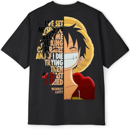 One Piece - Pirate King Resolve Oversized Tee