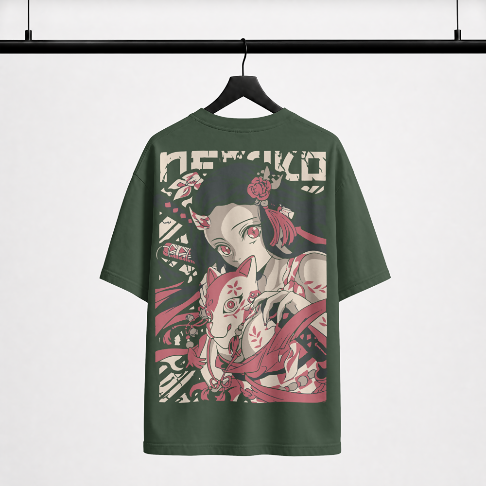 Nezuko Mhm Oversized Tee