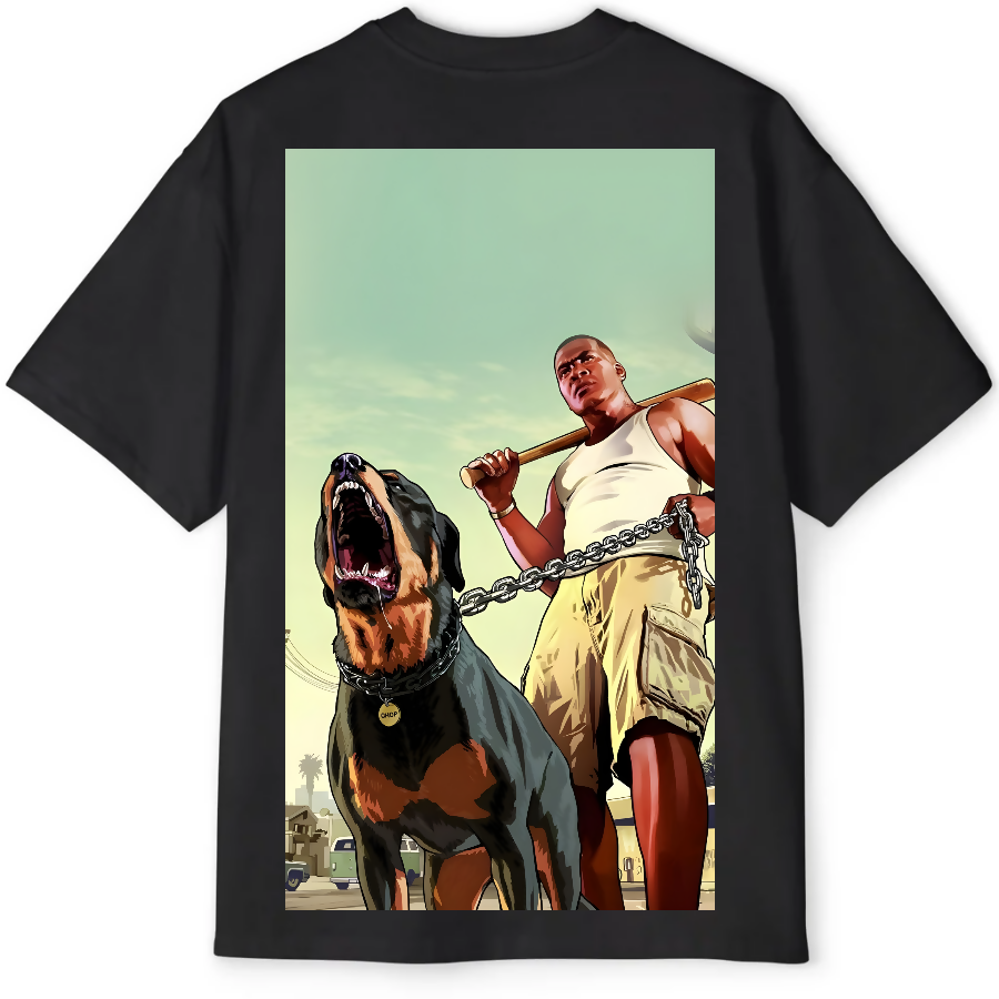 Grand Theft Auto Back Printed