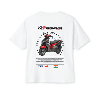 Luvara TVS NTORQ 125 Red | Oversized Tee