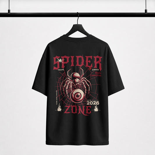 Spider Zone-Mind's Conundrum Oversized Tee
