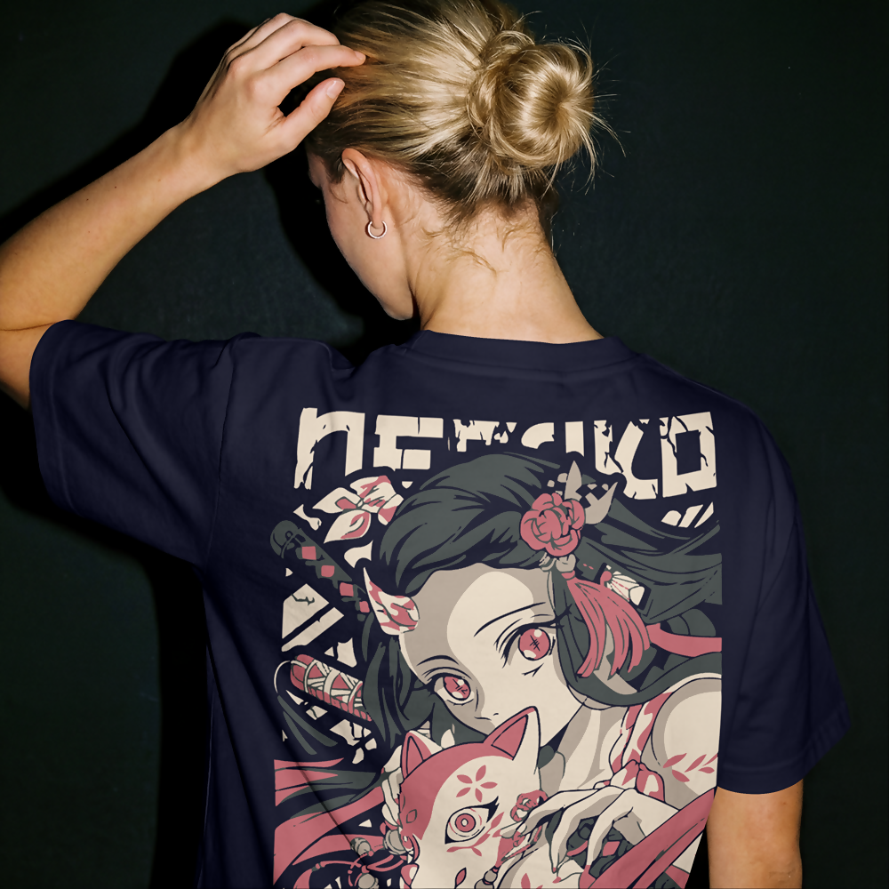 Nezuko Mhm Oversized Tee