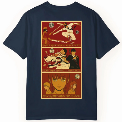 Chainsaw Man x Traditional Art Tee - Regular Fit Tee