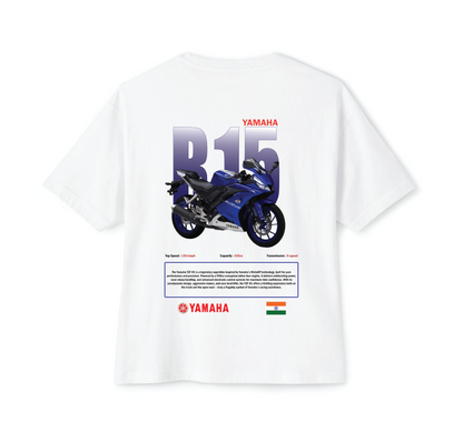 Luvara Yamaha R-15 Blue | Oversized Tee