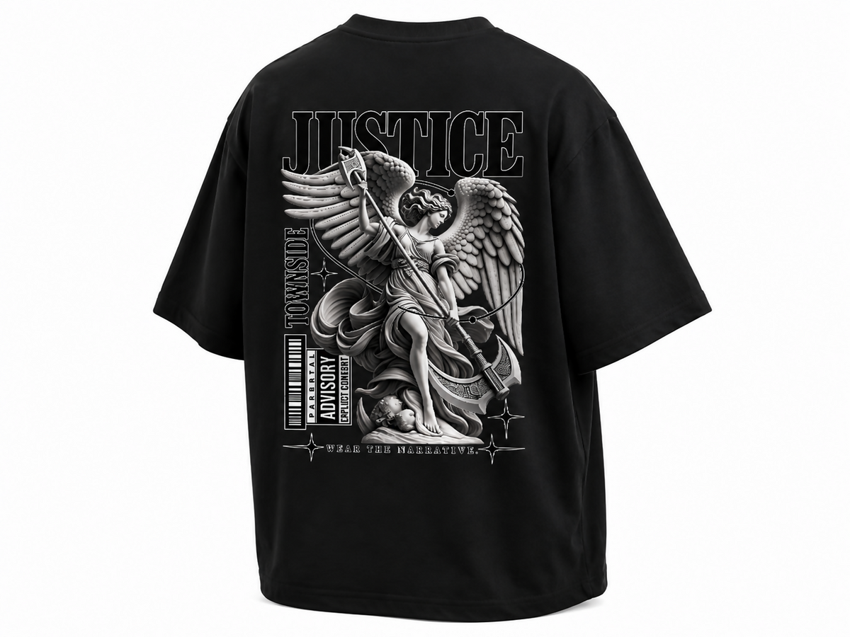 STREETWEAR COLLECTION — JUSTICE OVERSIZED TEE