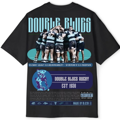 Double Blues Rugby - Oversized Fit