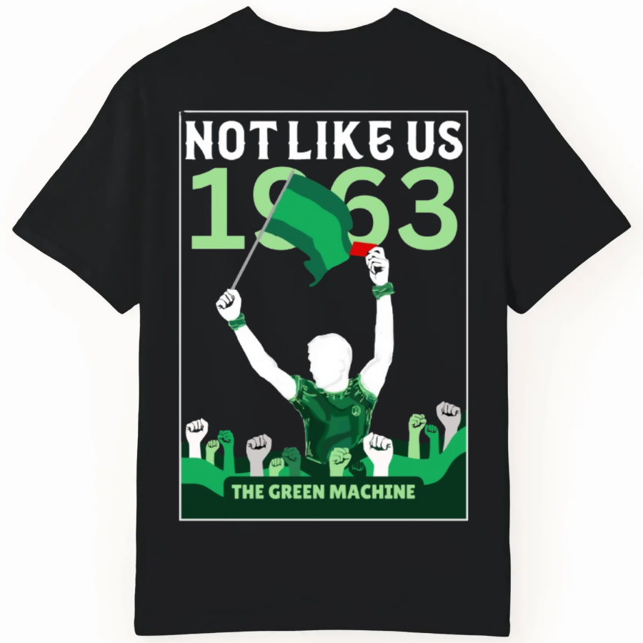 Green Machine - Not Like Us ( Isipathana College Rugby ) Tee - Regular Fit Tee
