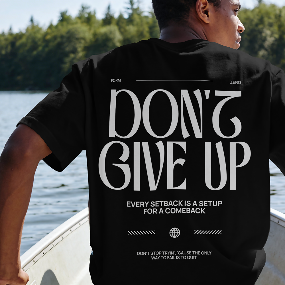 Don't Give Up Hope Oversized Tee