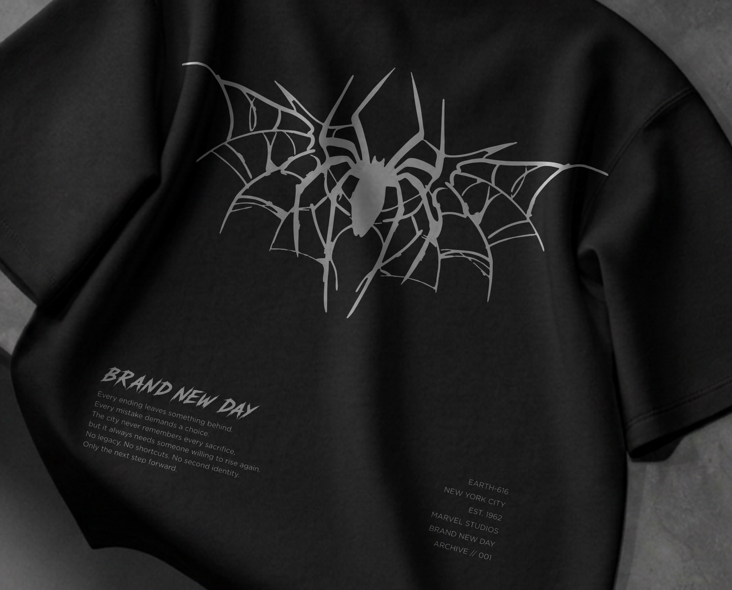Spider-Man: Brand New Day - BLACK - OVERSIZED TEE