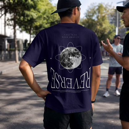 Reverse Moon Gravity Oversized Tee