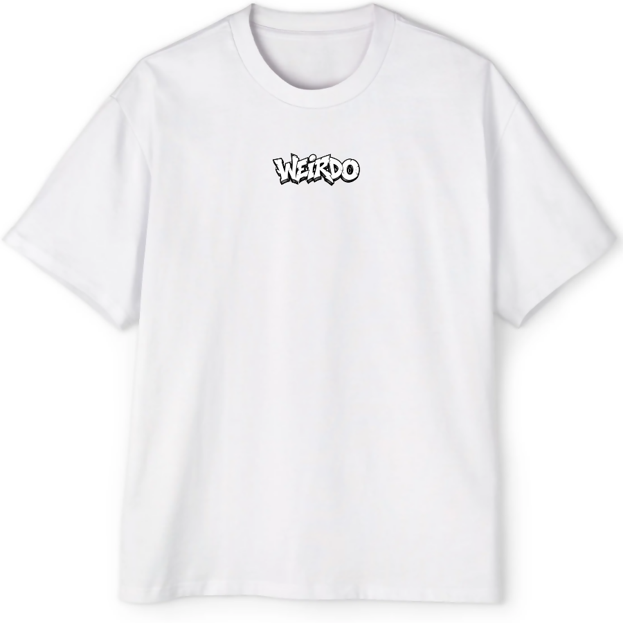 Social Introvert Graffiti Oversized Tee