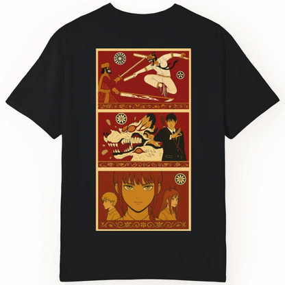 Chainsaw Man x Traditional Art Tee - Regular Fit Tee