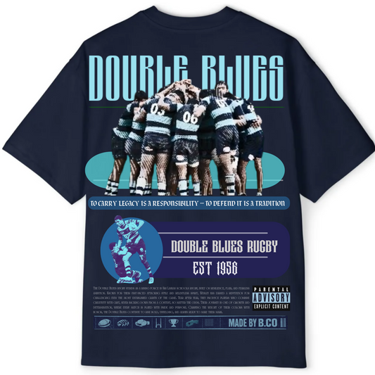 Double Blues Rugby - Oversized Fit