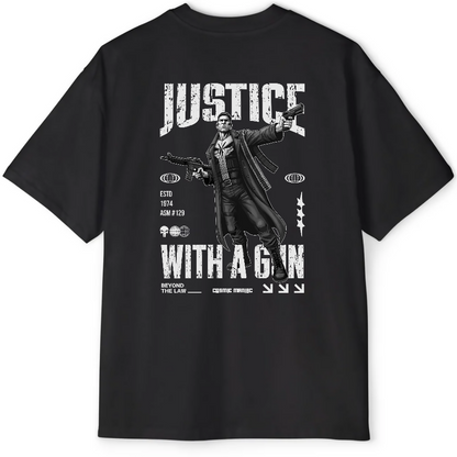 Punisher: Justice with a Gun - Oversized Tee