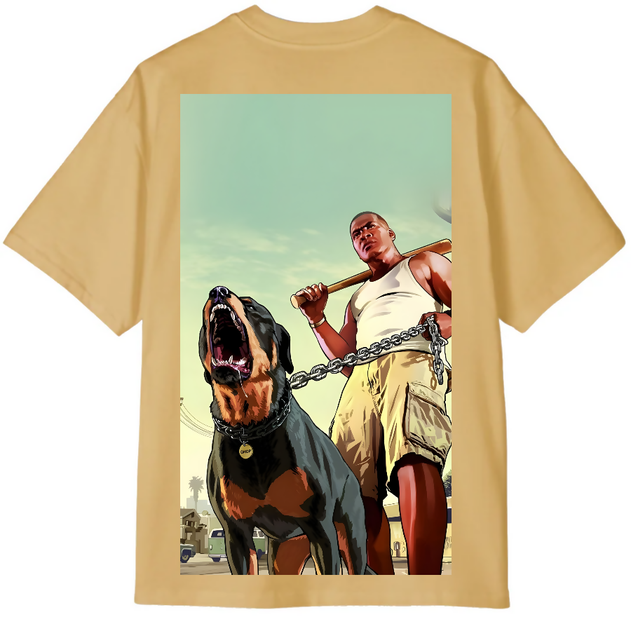 Grand Theft Auto Back Printed