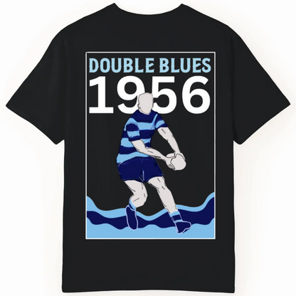 Double Blues (Wesley College) Rugby Tee- Regular Fit Tee