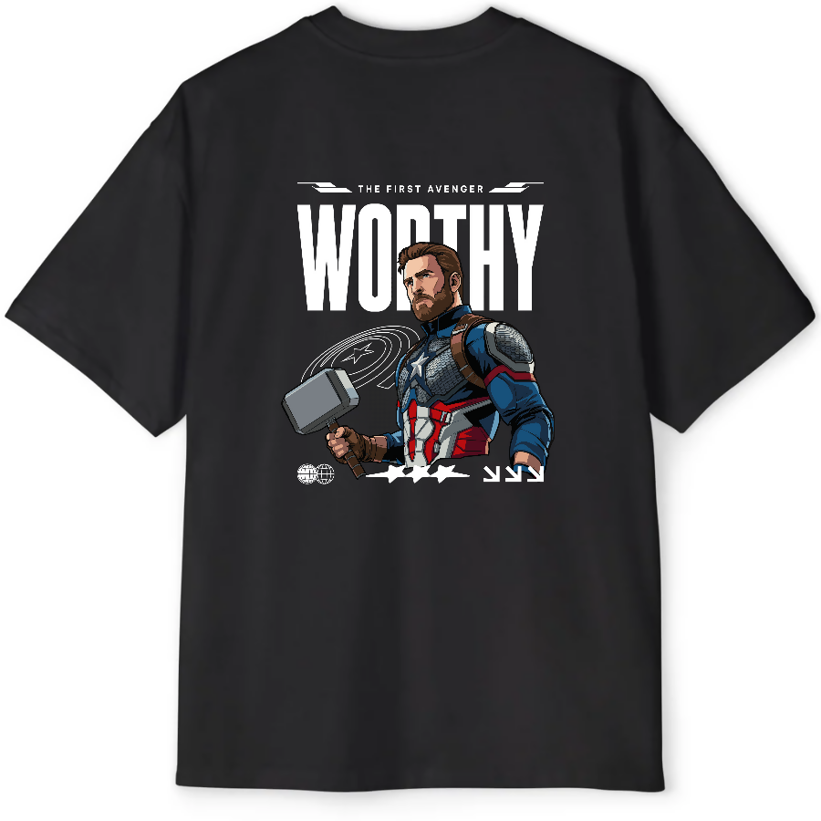 Captain America: Steve Rogers - Oversized Tee