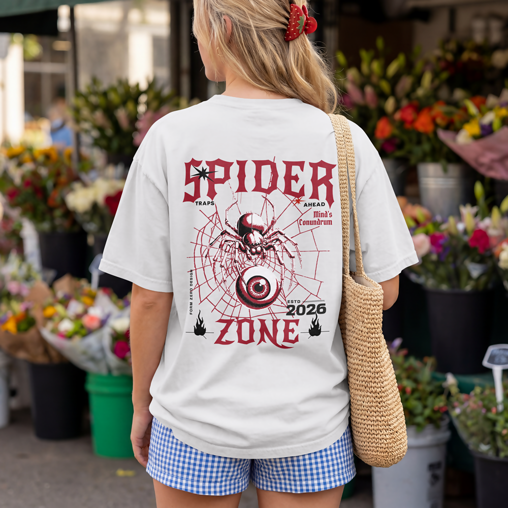 Spider Zone-Mind's Conundrum Oversized Tee