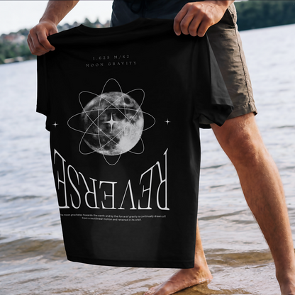Reverse Moon Gravity Oversized Tee