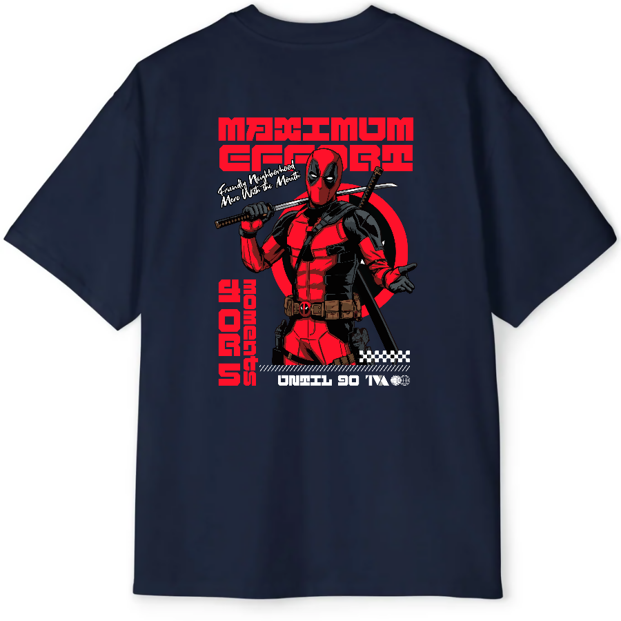 Deadpool: Maximum Effort - Oversized Tee