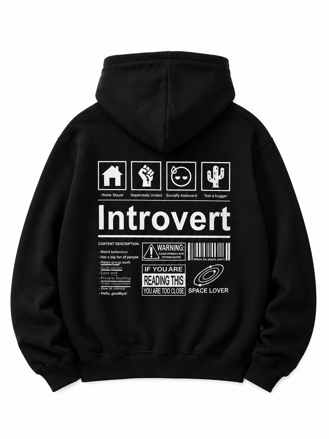 Streetwear Collection – INTROVERT Hoodie