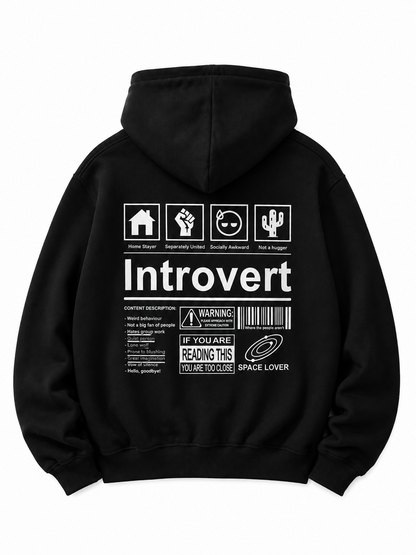 Streetwear Collection – INTROVERT Hoodie