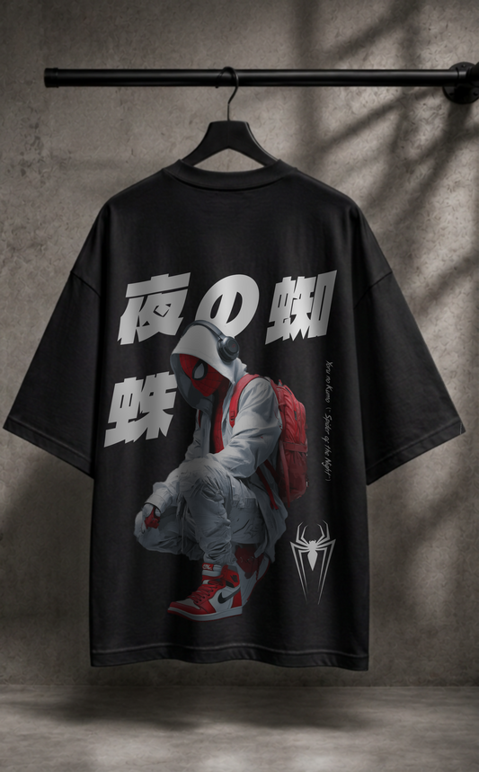 Yoru no Kumo - Spider of the Night - OVERSIZED TEE