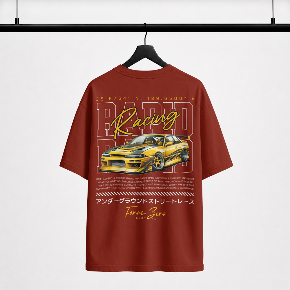 Rapid Racing-Silvia Oversized Tee