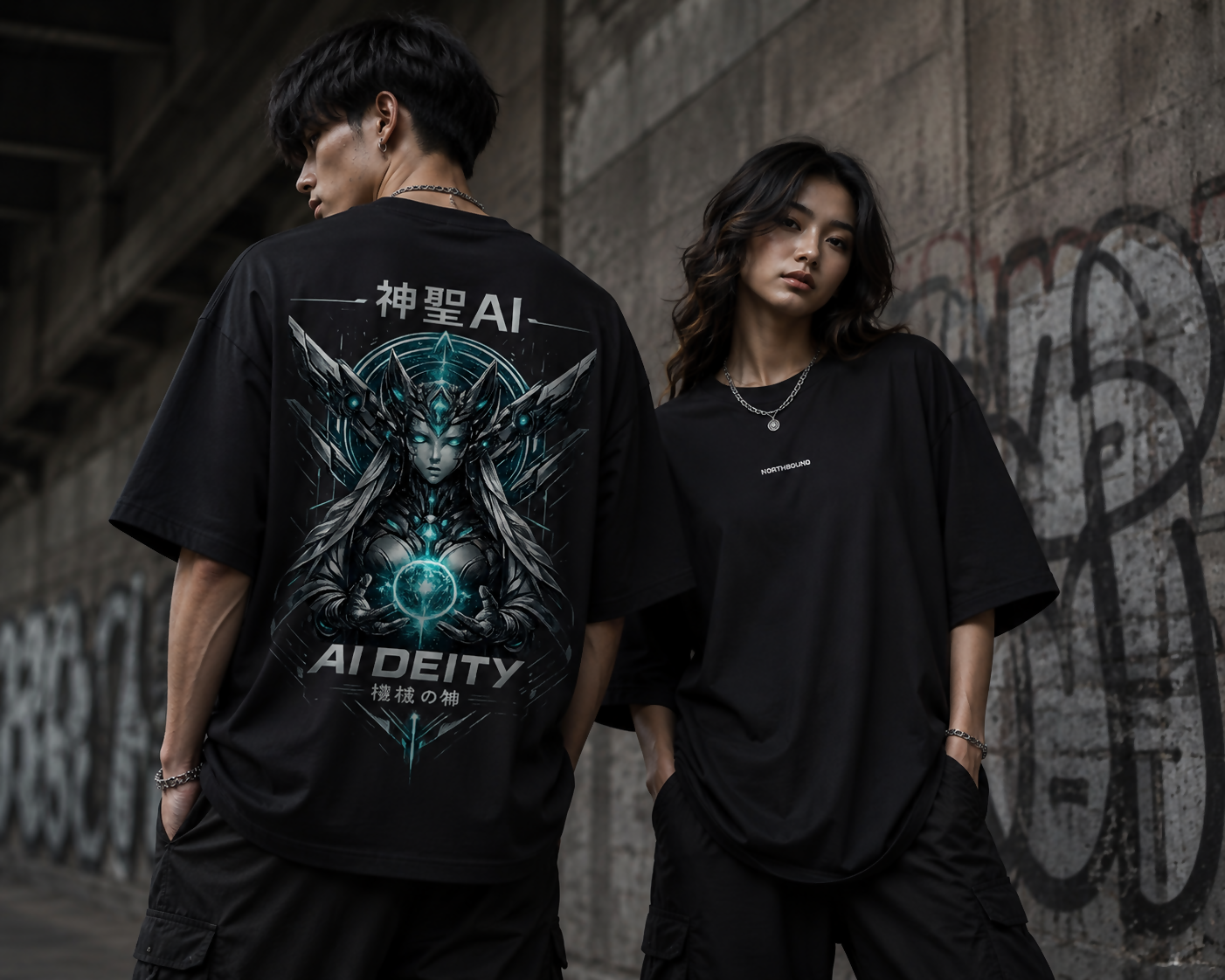 NORTHBOUND AI Deity Oversized Tee